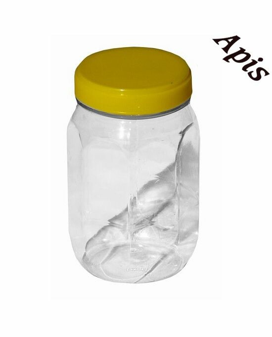 Borcan Din Plastic Hexagonal 500g Apis Blaj Ro