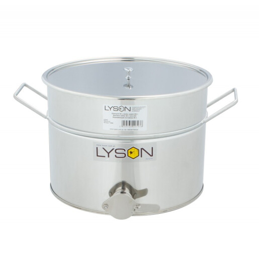 Maturator inox, 30l, cu canea din inox, cu manere, Lyson