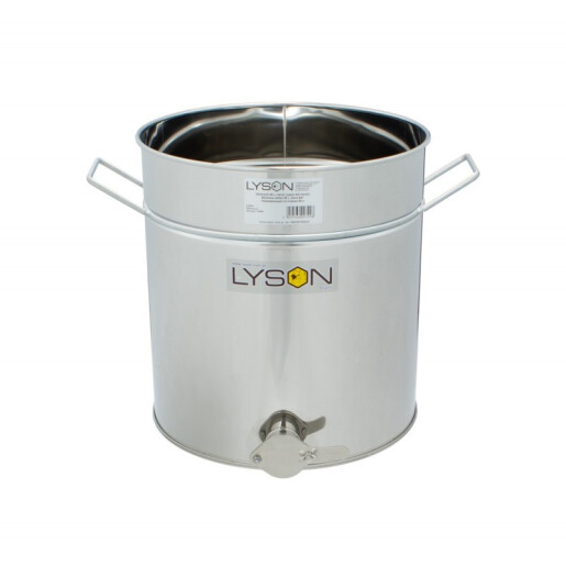 Maturator inox, 50l, cu canea din inox, cu manere, Lyson