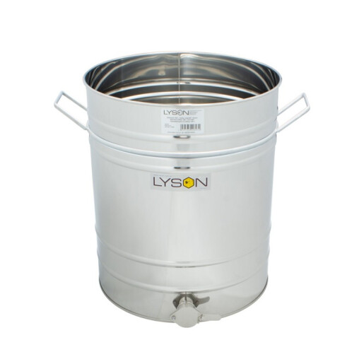 Maturator inox, 100l, cu canea din inox, cu manere, Lyson