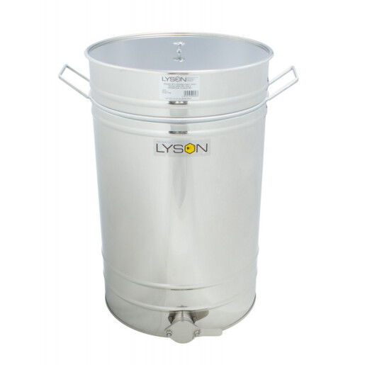 Maturator inox, 150l, cu canea din inox, cu manere, Lyson