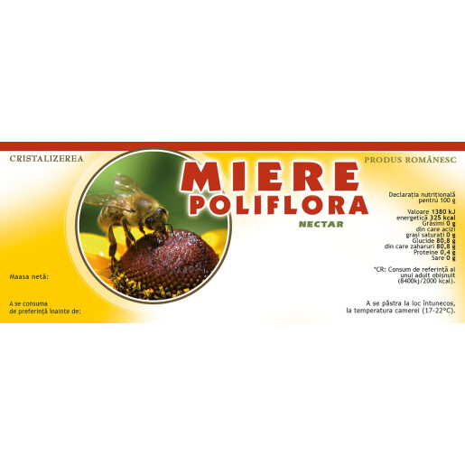 Etichete miere Poliflora (154x60 mm)