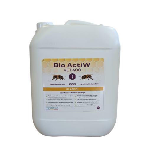 Dezinfectant BIO ACTIW, 400 VET, 5L. pentru uz apicol
