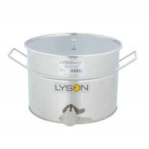 Maturator inox, 30l, cu canea din inox, cu manere, Lyson