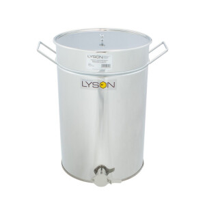 Maturator inox, 70l, cu canea din inox, cu manere, Lyson