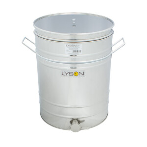 Maturator inox, 100l, cu canea din inox, cu manere si sita, Lyson