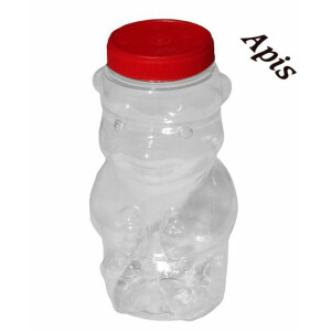 Pet din plastic "urs", pentru miere 1 kg