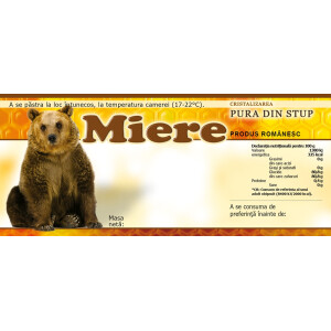 Etichete miere Pura din stup (116x50 mm)