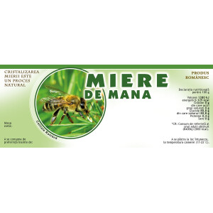 Etichete miere de Mana (154X60 mm)