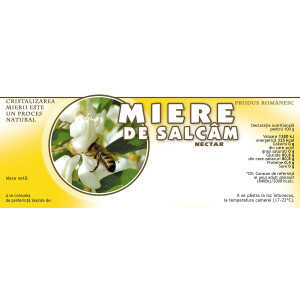 Etichete miere de Salcam (154x60 mm)