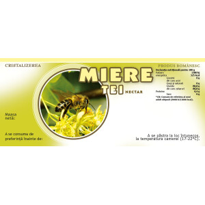 Etichete miere de Tei  (116x50 mm)