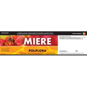 Etichete miere :Poliflora" (200x55 mm)