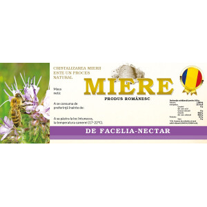 ETICHETA; MIERE DE FACELIAP-NECTAR (154x60 mm)