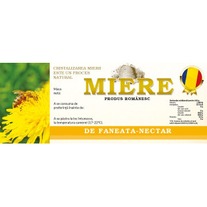 Eticheta miere de Faneata Nectar (154x60 mm)
