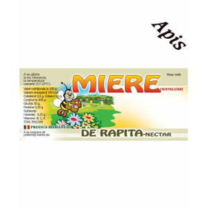 Eticheta miere de Rapita (116x50 mm)