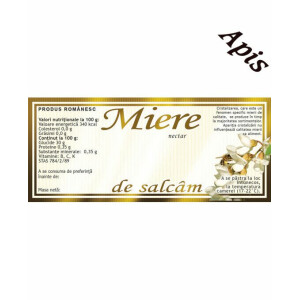 Eticheta miere de Salcam (116x50 mm)