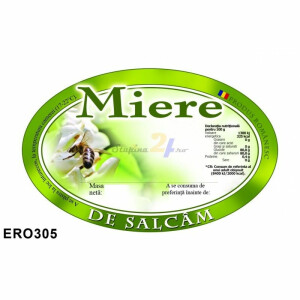 Eticheta miere "Salcam" (92x60 mm)