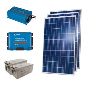 Kit fotovoltaic 1000W MPPT 24V/230V - Ferma apicola – Pavilion apicol