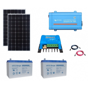 Kit fotovoltaic 500W MPPT 12V/230V - Ferma apicola – Pavilion apicol