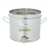 Maturator inox, 30l, cu canea din inox, cu manere si sita, Lyson