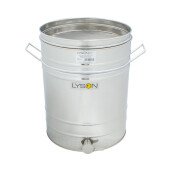 Maturator inox, 100l, cu canea din inox, cu manere si sita, Lyson