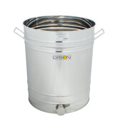 Maturator inox, 200l, cu canea din inox, cu manere, Lyson