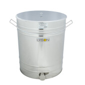 Maturator inox, 200l, cu canea din inox, cu manere, Lyson