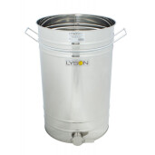 Maturator inox, 150l, cu canea din inox, cu manere, Lyson