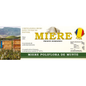 ETICHETE: MIERE POLIFLORA DE MUNTE (154x60 mm)