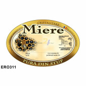 Eticheta miere "Pura din stup" (92x60 mm)