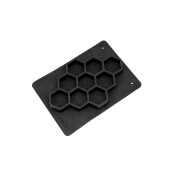Matrita din silicon, pentru 9 sapunuri hexagonale
