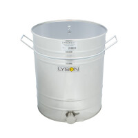 Maturator inox, 100l, cu canea din inox, cu manere, Lyson