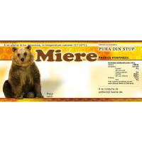 Etichete miere Pura din stup (116x50 mm)