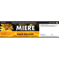 Etichete miere :Pura din stup" (200x55 mm)