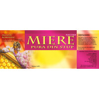 Eticheta miere Pura din stup (154x60 mm)