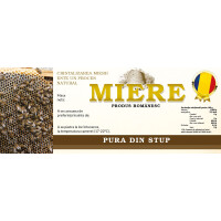 ETICHETA MIERE PURA DIN STUP (154x60 mm)