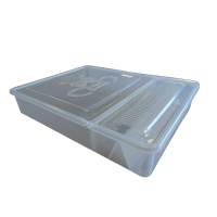 Hranitor din plastic, transparent,  pentru podisor, 1300g ( calitatea I )