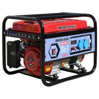 Generator curent Media Line ML2500/2, motor benzina, 7CP, putere max 2.2kVA, rezervor 15 L , monofazat, pornire la sfoara, protectie termica