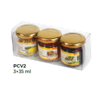 Cutie decorativa, pentru 3 borcane de 350 ml